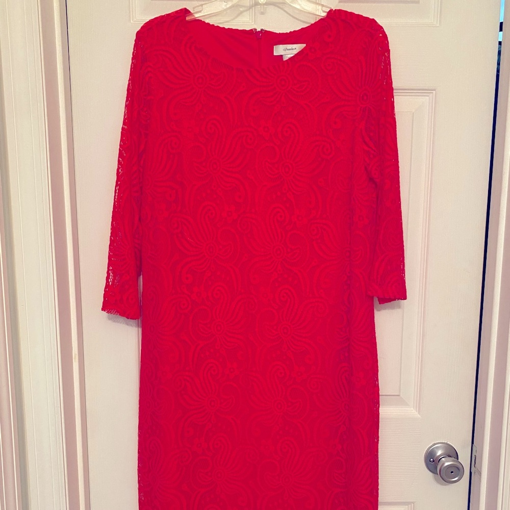 Croft and Borrow Coral Dress